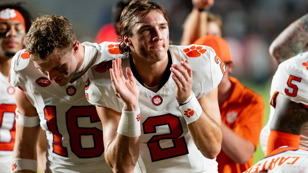 Clemson QB Cade Klubnik helped guide the Tigers to a 4-1 record and the No. 10 ranking in the latest AP Top 25 Poll. (Photo by Chris Leduc/Icon Sportswire via Getty Images)