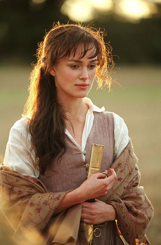 Keira also appeared in 2005's Pride and Prejudice