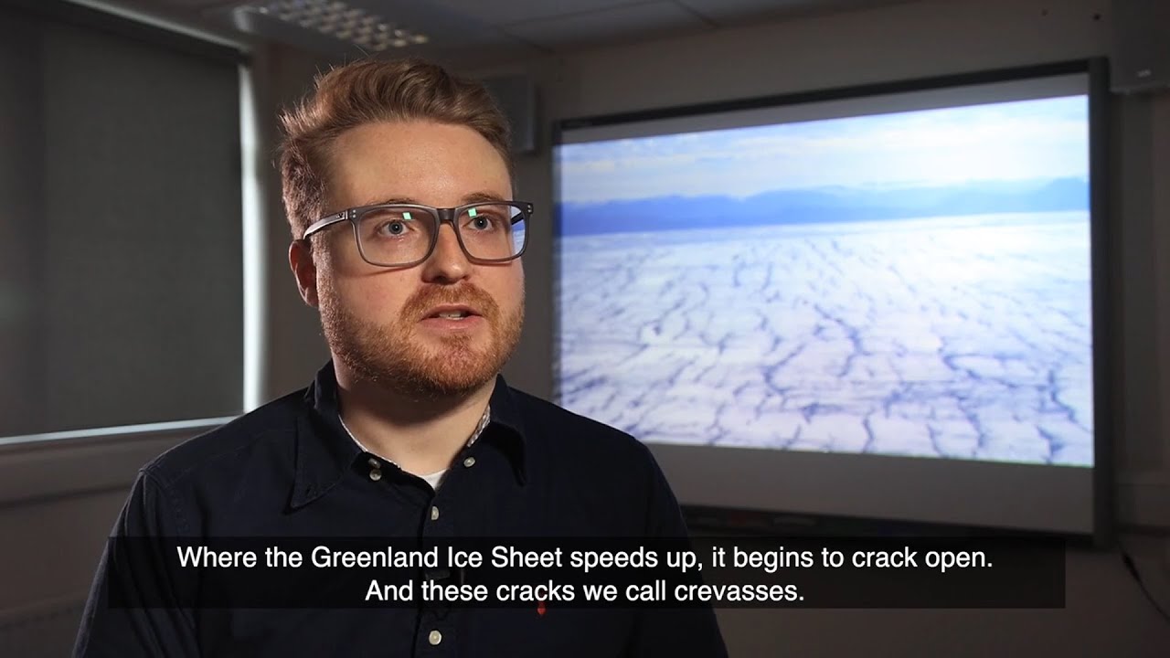 Cracks in Greenland Ice Sheet growing more rapidly - YouTube