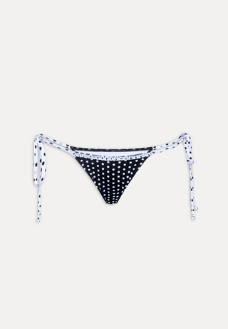 a pair of polka dot bikini bottoms