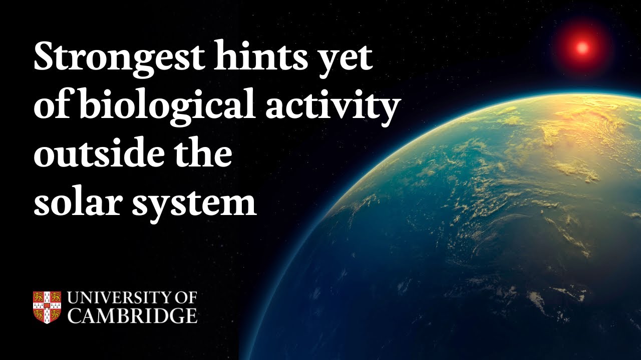 Strongest hints yet of biological activity outside the solar system - YouTube