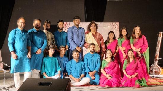 The event drew a large audience of art, literature, and culture enthusiasts and was part of Kalagram’s broader initiative to promote the performing arts and preserve the intangible cultural heritage of the district, organisers said. (HT Photo)
