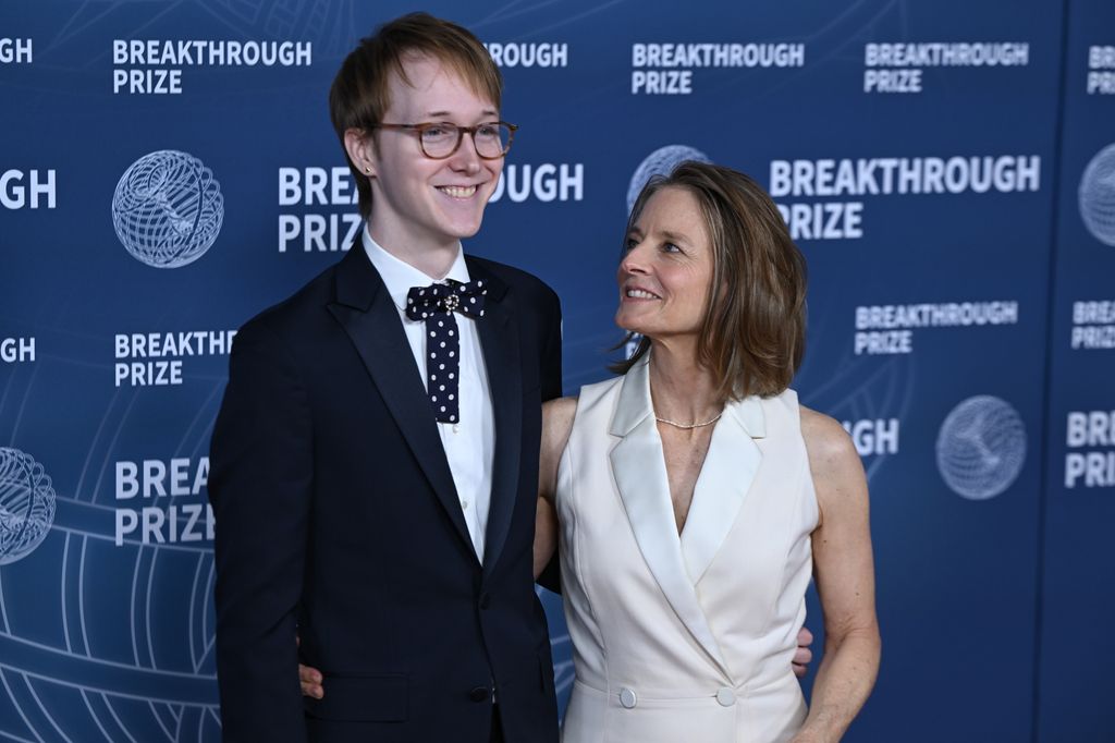 Jodie Foster attends the 11th Annual Breakthrough Prize Awards and Ceremony at the Barker Hangar in Santa Monica of Los Angeles, California