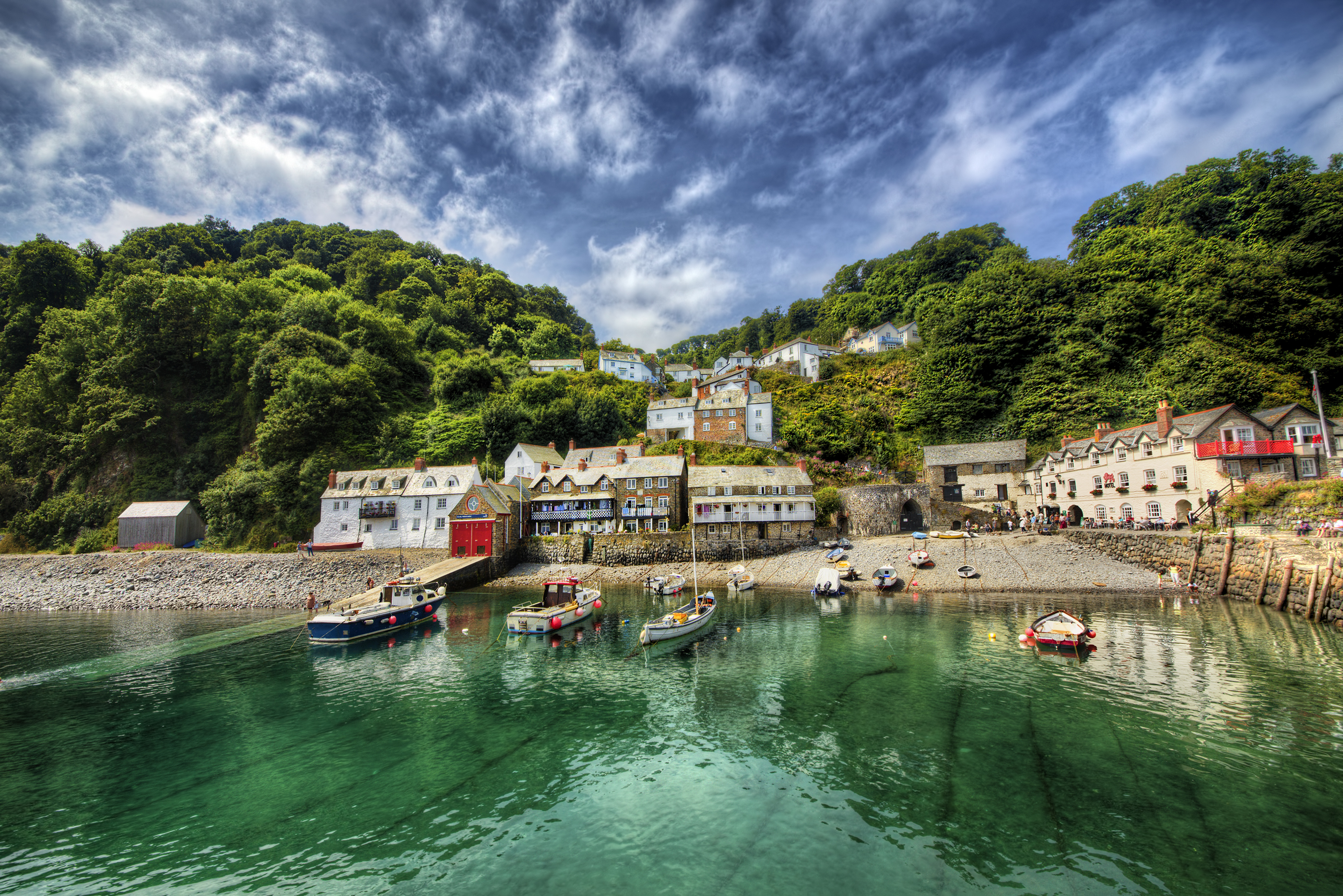 The fishing village of Clovelly in Devon
