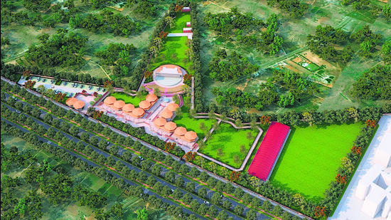 An artist’s impression of the planned project. (HT Photo)