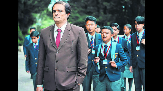Ahlawat starred as a bald, introverted maths teacher in Jaane Jaan. Still cute.