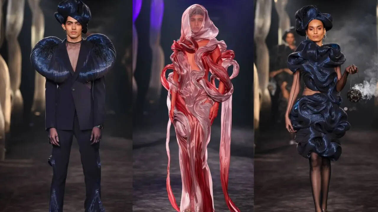 Amit Aggarwals show at the Hyundai Indian Couture Week 2025 Image Instagramfdciofficial