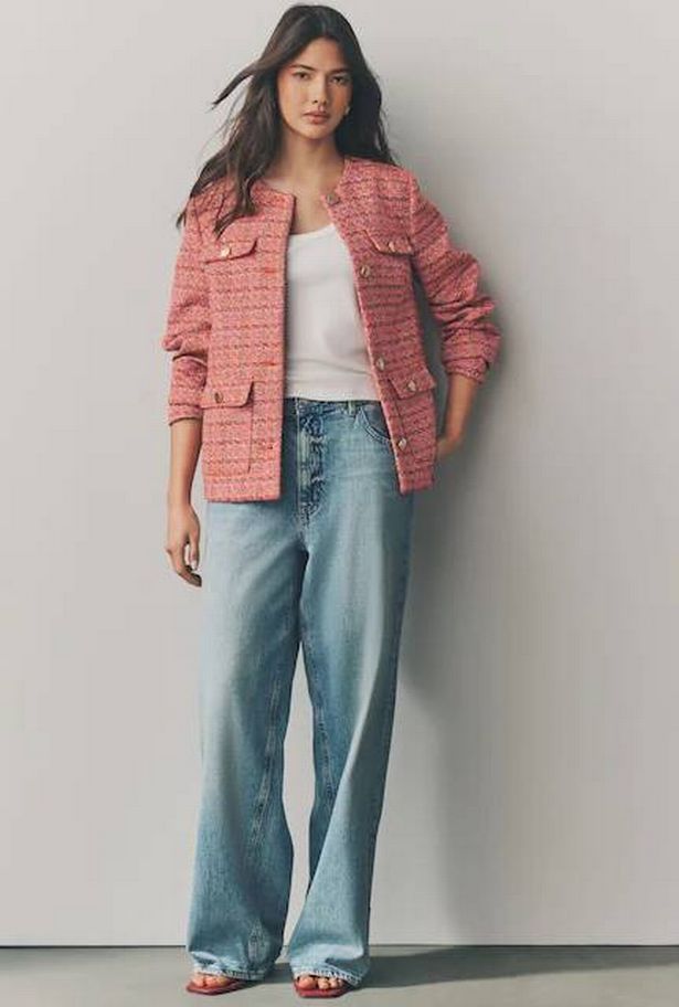 While not 100% identical, the £31 cardigan resembles Chanel's iconic jacket