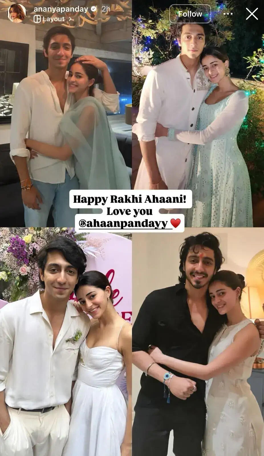 Ananya Panday39s Instagram story