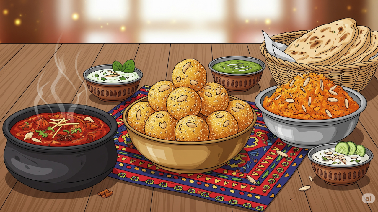 Earlier The Ritual Was About Laddoos Halwa And Curries Image Credits AI