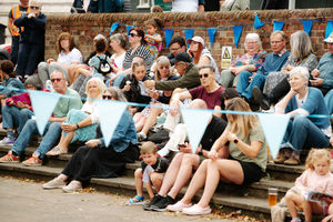Bridgnorth Arts Festival 2024. In Picture: Quayside stage..