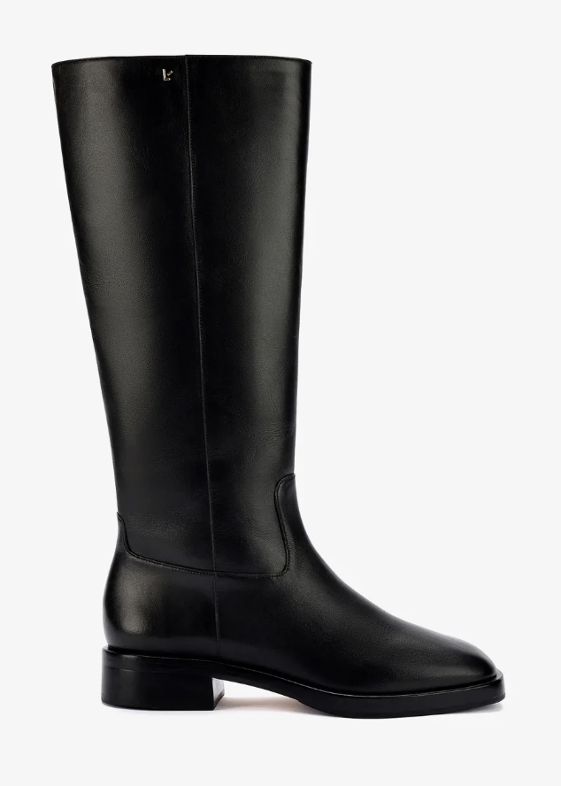 Larroud&eacute;, Anne Boot in Black Leather
