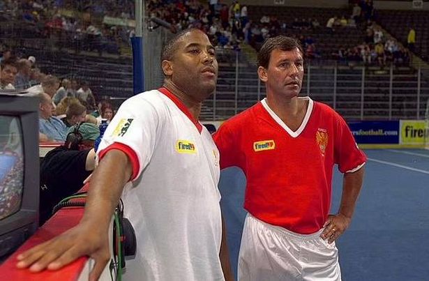 John Barnes at Masters football