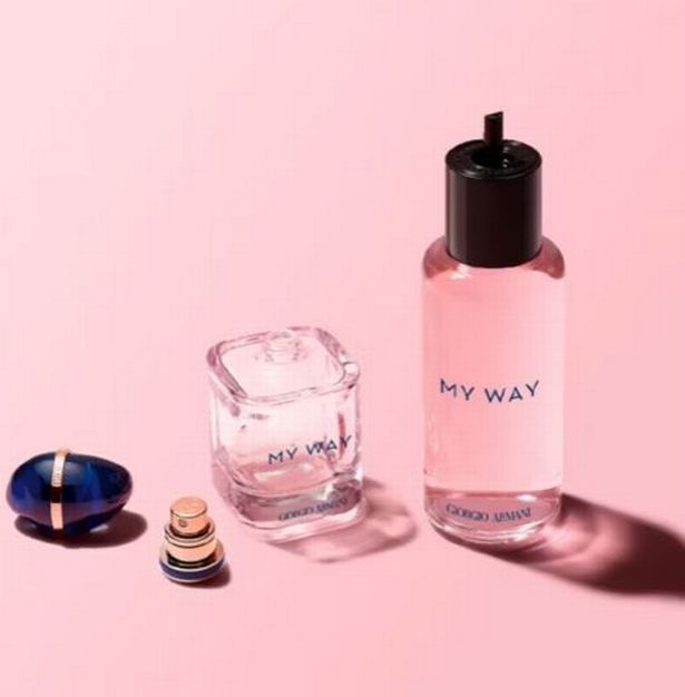 My Way perfume and refill bottle