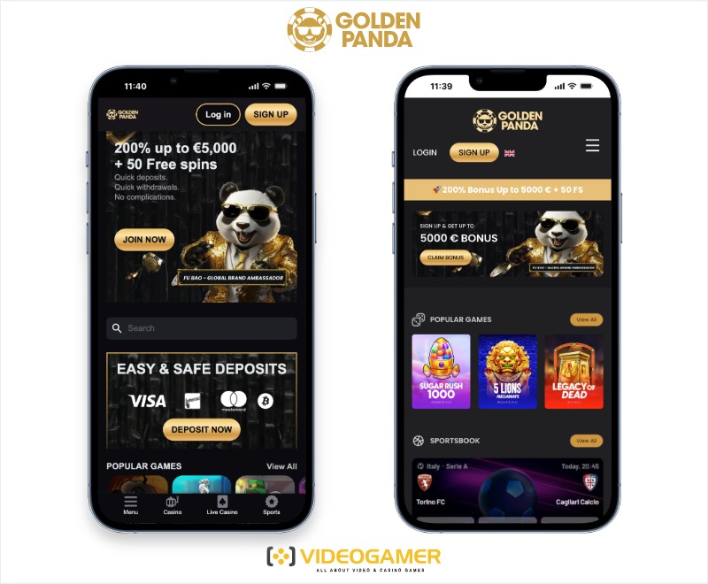 GoldenPanda - bitcoin καζίνο