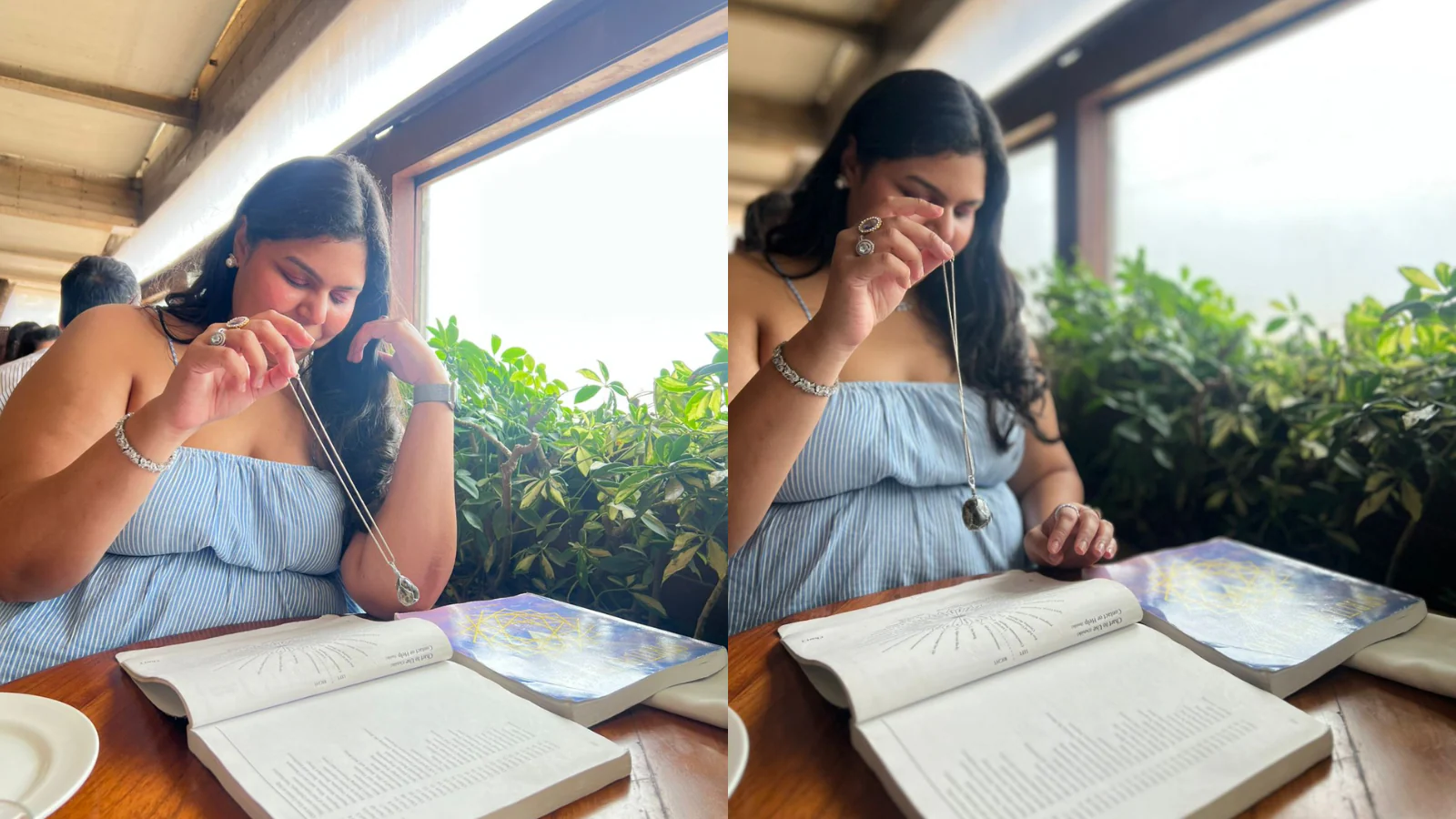 Doing client readings online and out of Goa.(Muskan Sahai)