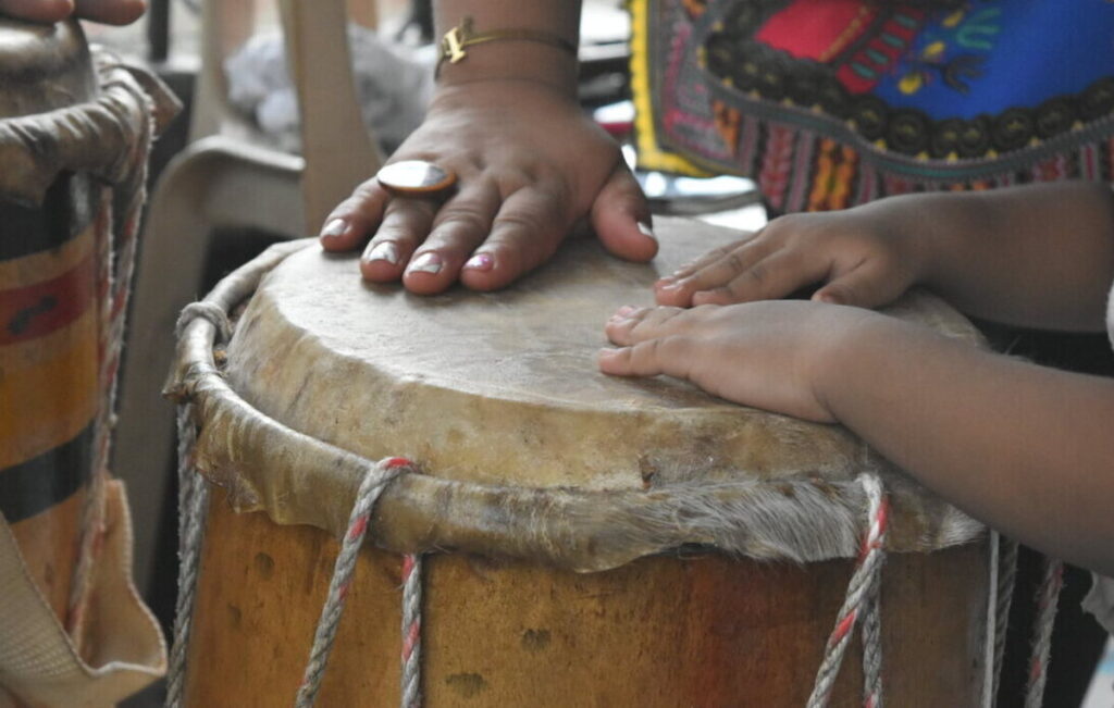 African drum in Colombia