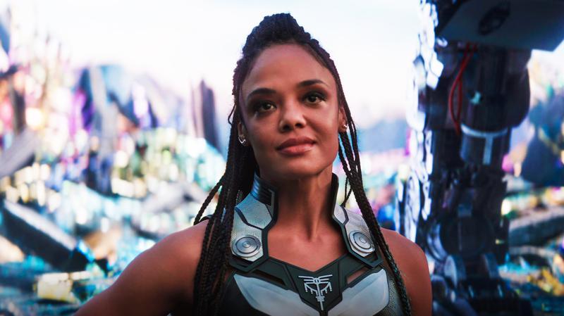 Tessa Thompson as Valkyrie in Thor: Ragnarok