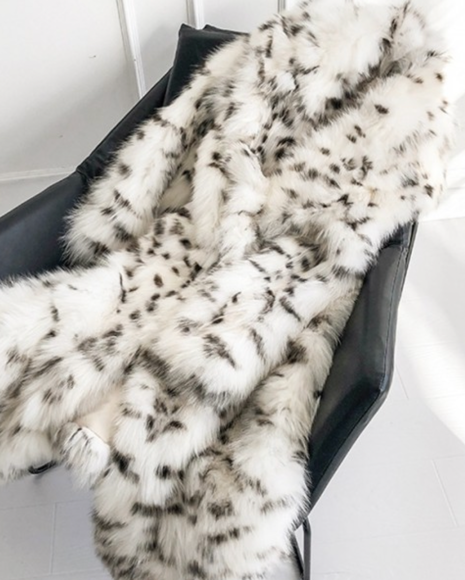 Leopard Print Faux Fur Coat Leopard Print Faux Fur Coat