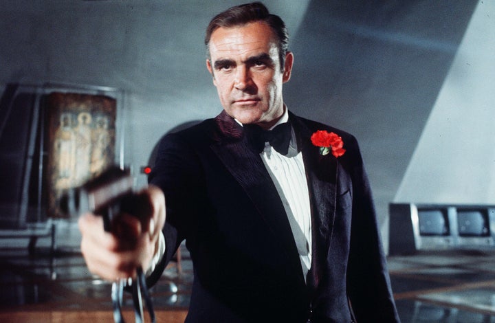 Sean Connery as James bond in Diamonds Are Forever