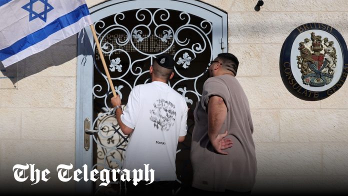 US threatens Britain with tariffs over Israel sanctions