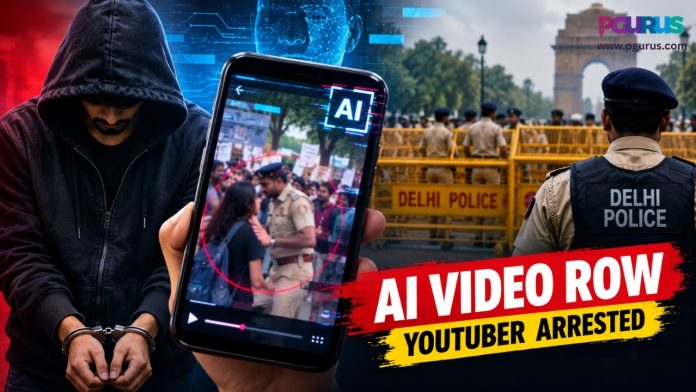 Delhi Police Arrest YouTuber Over AI-Generated Video Showing Cop "Misbehaving" With Woman During Protest