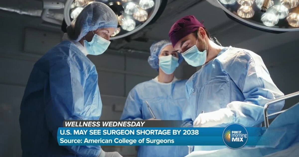 Wellness Wednesday: Surgeon shortage, processed foods and grip strength Wellness Wednesday: Surgeon shortage, processed foods and grip strength