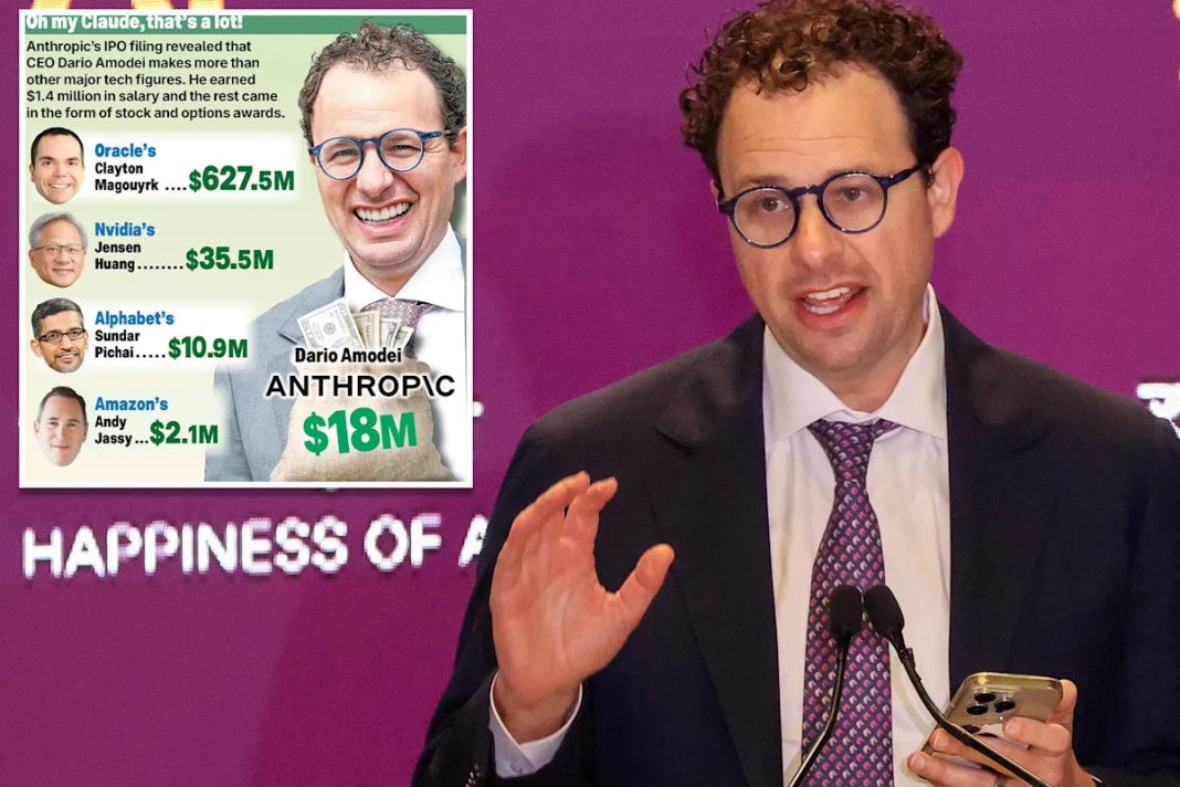 Anthropic CEO Dario Amodei made $18M last year: IPO filing Anthropic CEO Dario Amodei made $18M last year: IPO filing