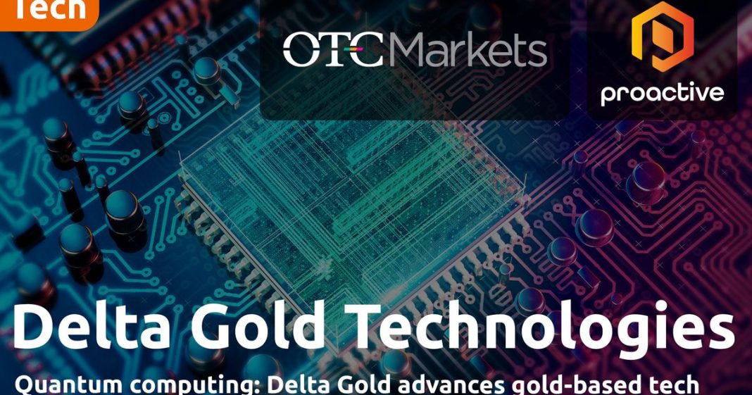 Delta Gold Technologies advances gold-based quantum computing technology toward 2028