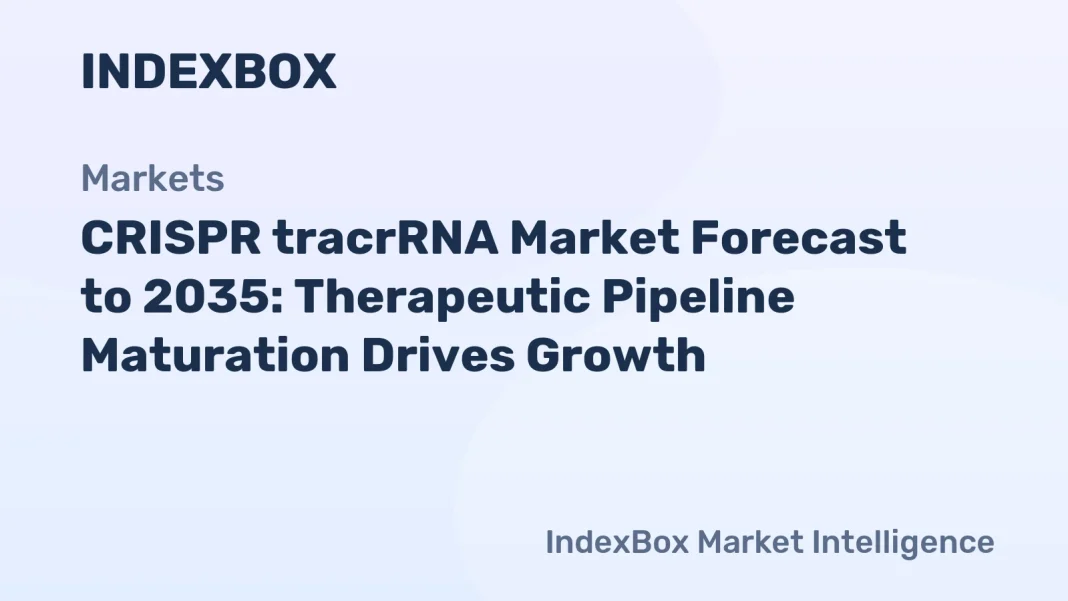 CRISPR tracrRNA Market To 2035: Therapeutic Pipeline Maturation Drives Growth – News and Statistics CRISPR tracrRNA Market To 2035: Therapeutic Pipeline Maturation Drives Growth - News and Statistics