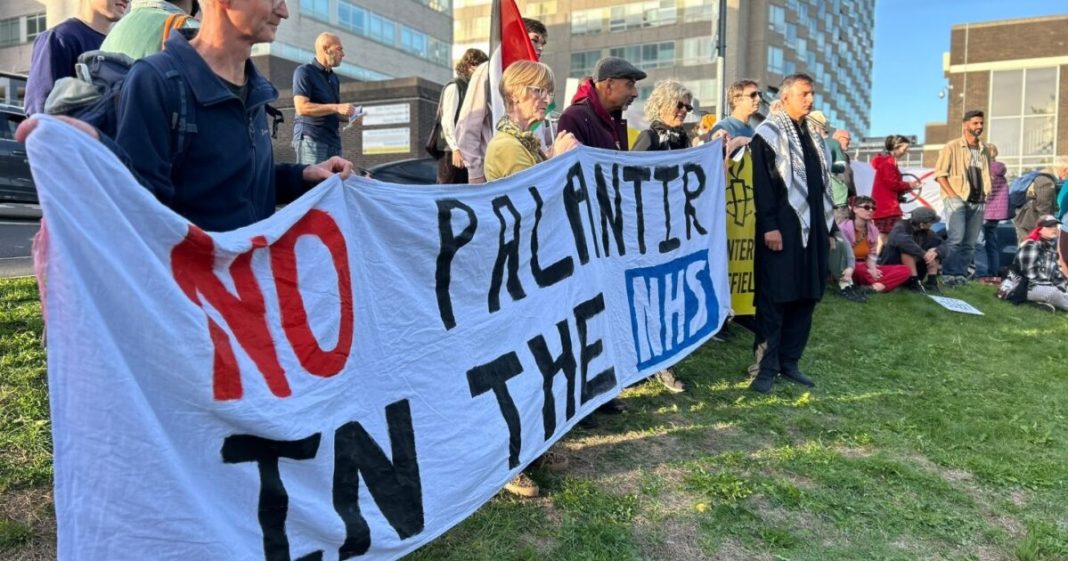 Sheffield’s NHS should end ties with US spytech firm Palantir, say patients and health workers Sheffield's NHS should end ties with US spytech firm Palantir, say patients and health workers
