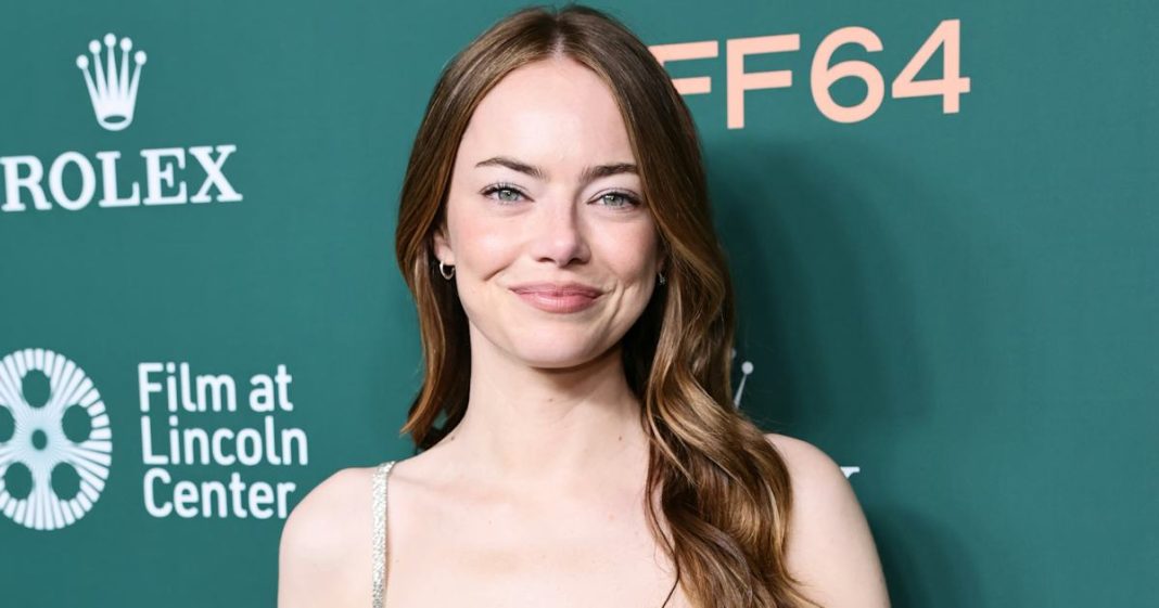 Emma Stone Makes a Rare Red Carpet Appearance in a Slinky Slip Dress Emma Stone Makes a Rare Red Carpet Appearance in a Slinky Slip Dress