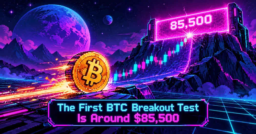 The First BTC Breakout Test Is Around $85,500