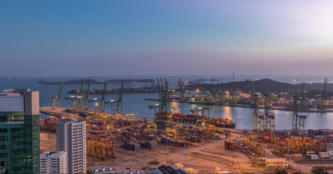 Container rates ease as Asian port congestion persists Port of Singapore. Image: Shutterstock