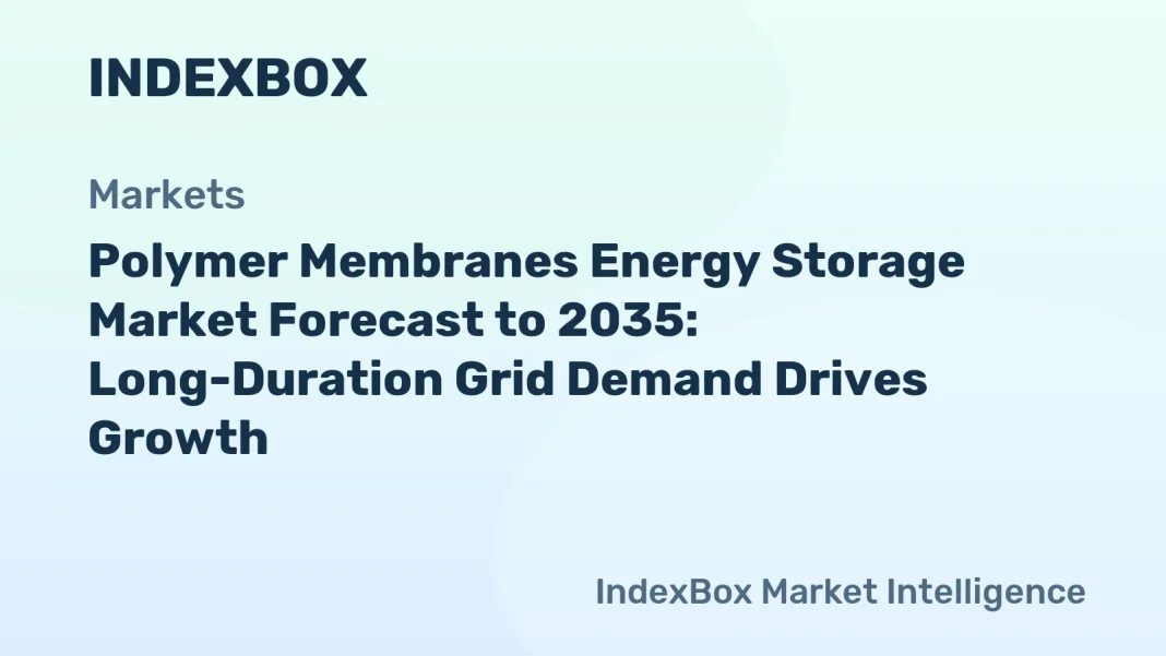 Polymer Membranes Energy Storage Market To 2035: Long-Duration Grid Demand Drives Growth – News and Statistics Polymer Membranes Energy Storage Market To 2035: Long-Duration Grid Demand Drives Growth - News and Statistics