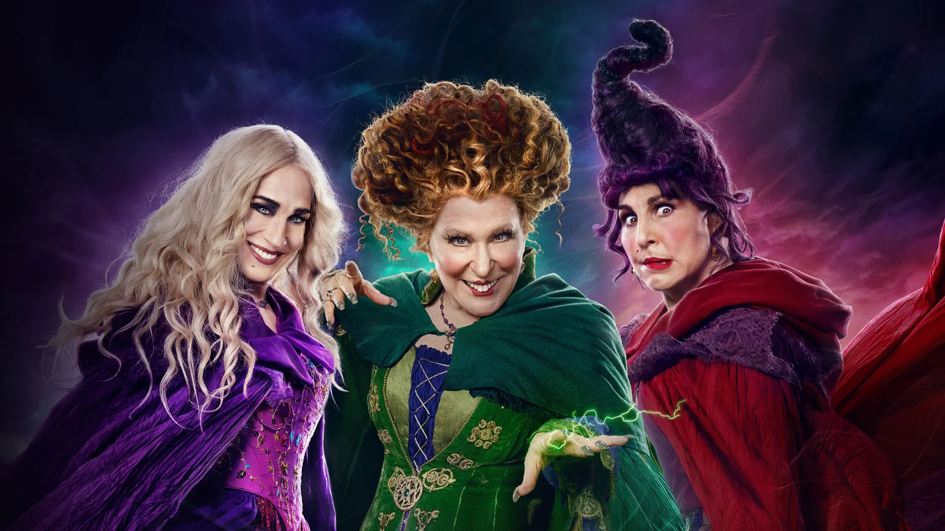 The Sandreson sisters in Hocus Pocus 2.