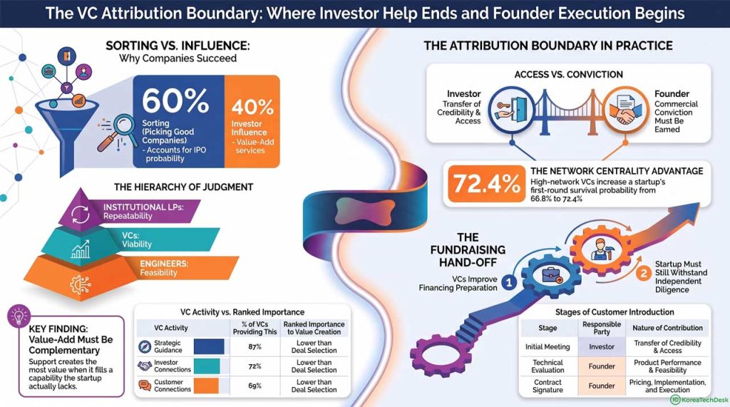 Understanding VC attribution boundary. | AI infographic
