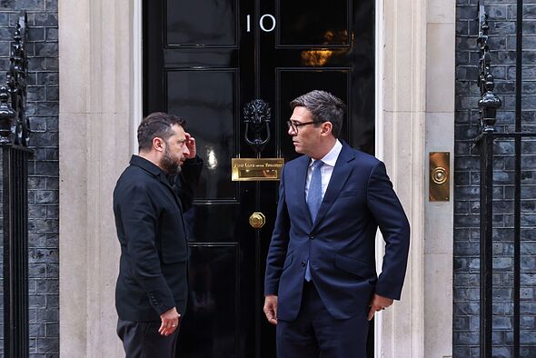 Prime Minister Andy Burnham Shows Ukraine President Volodymyr Zelenskyy UK Support Amid Fresh Russian Attacks