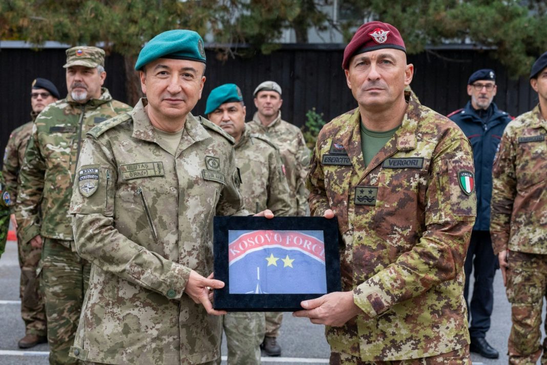 NATO reaffirms its commitment to KFOR and to regional stability On 14 October 2026, Major General Roberto Vergori, from Italy, took the helm of the NATO-led KFOR mission, at a change of command ceremony held at KFOR Headquarters, in Pristina. He succeeds Major General Özkan Ulutaş, from Türkiye.