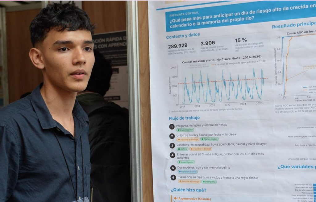 Estudiantes UIS Saravena en el campus de BUcaramanga