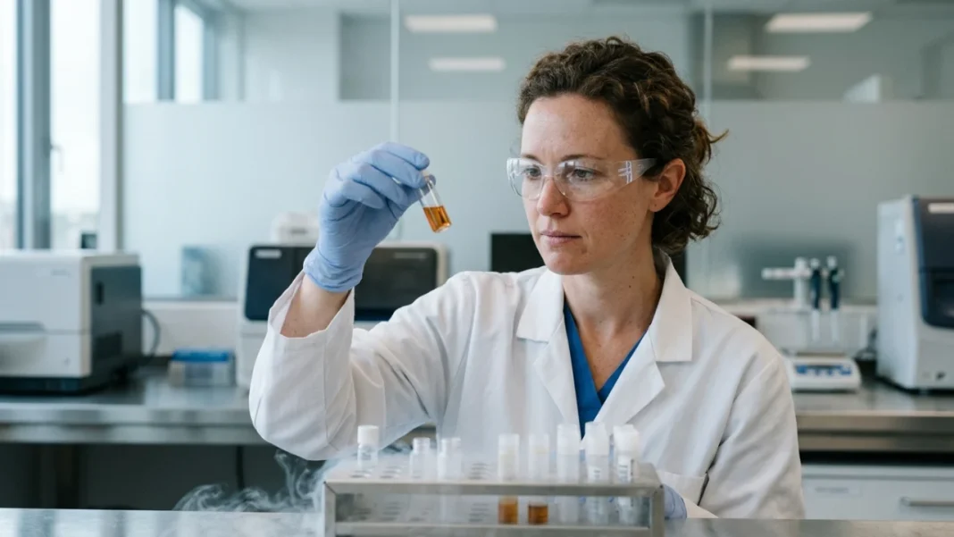 CRISPR Gene Editing in the UK: How Cas9 Availability Works Within the NHS Scientific illustration of CRISPR Cas9 enzyme targeting a double helix DNA strand