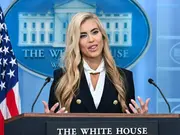 ‘My president, I mean my husband’: Trump's new press secretary Katie Zacharia's first briefing goes off the rails in 14 minutes