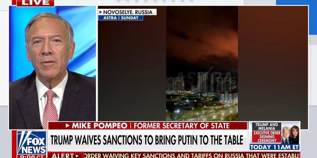 Mike Pompeo warns against granting Russia economic 'lifeline' amid easing sanctions