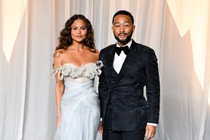 Chrissy Teigen and John Legend at the 6th Annual Academy Museum Gala held at Academy Museum of Motion Pictures on October 17, 2026 in Los Angeles, California.