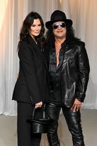 Meegan Hodges and Slash at the 6th Annual Academy Museum Gala held at Academy Museum of Motion Pictures on October 17, 2026 in Los Angeles, California.