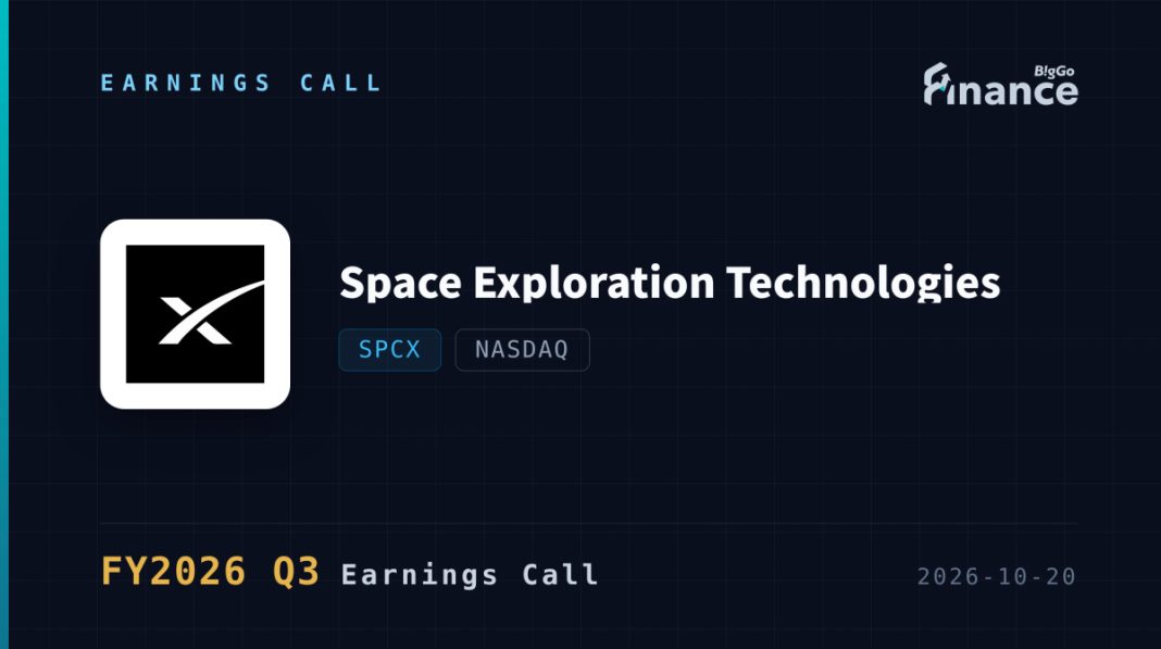 [Space Exploration Technologies Q3 2026 Earnings Call] SpaceX Revenue Soars 161% to $14.6B as AI Compute Ignites Explosive Growth; Q1 2027 Revenue Guidance Set at $33-37B