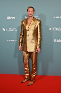 LONDON, ENGLAND - OCTOBER 08: Alexander Skarsgard attends the screening of
