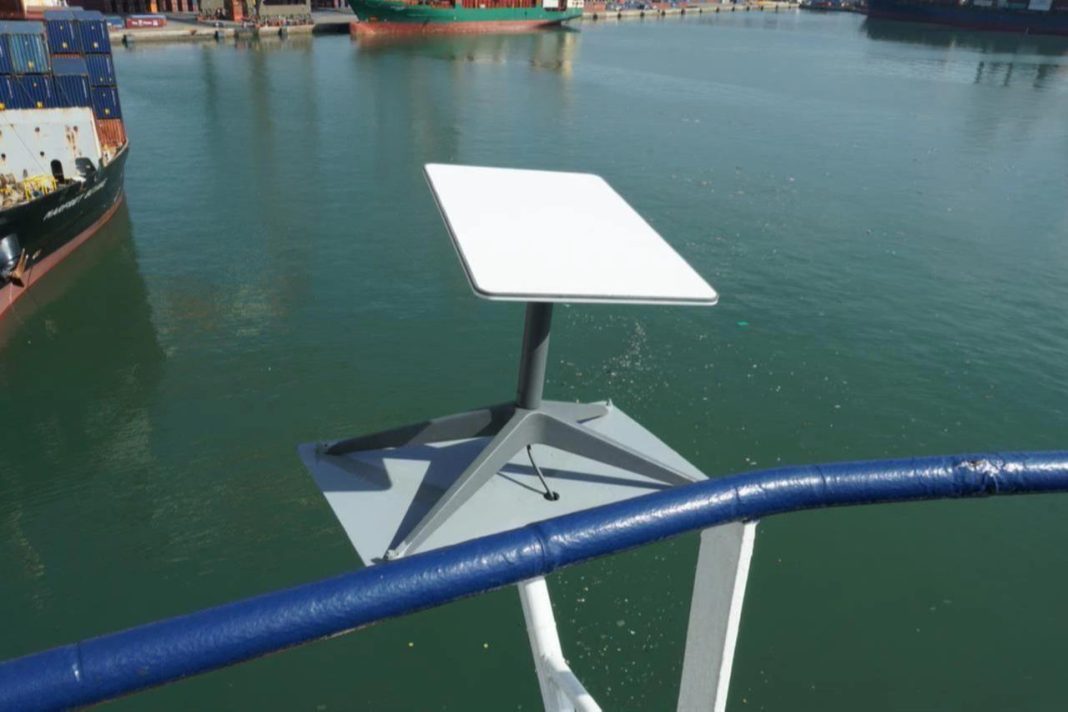 US NATO envoy says Starlink dispute in Ukraine is about company terms, not politics White starlink antenna has been installed on the bridge wing of a container ship in Kingston, Jamaica, on May 8, 2024. (Adobe Stock Photo)