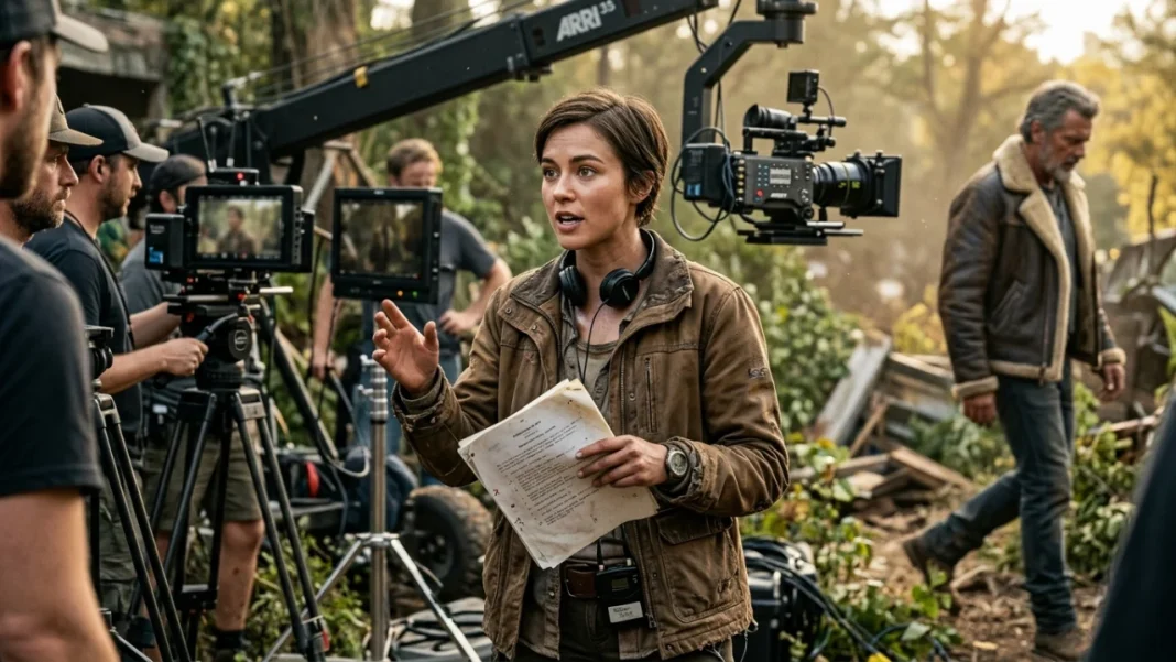 Inside Bella Ramsey’s Massive Set Promotion on The Last of Us Season 3 as Pedro Pascal Departs the HBO Drama Bella Ramsey in character during the production of HBO drama series The Last of Us