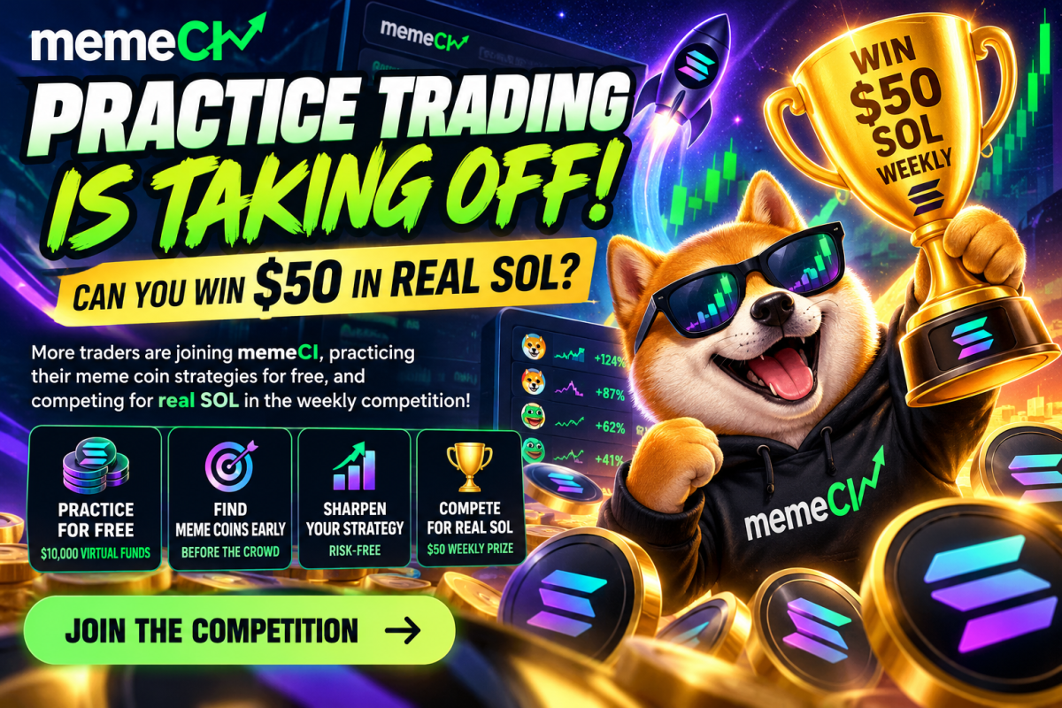 memeCI's Free Meme Coin Practice Trading Gains Momentum as Users memeCI's Free Meme Coin Practice Trading Gains Momentum as Users Compete for $50 in SOL